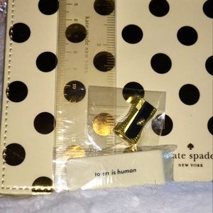 Kate Spade Gold Polka Dot clutch  Set sold out
